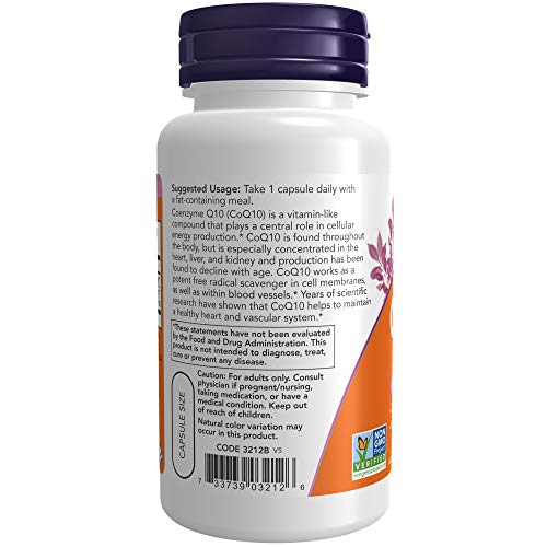 Now Foods CoQ10 100mg with Hawthorn Berry Standard - 90 Cápsulas