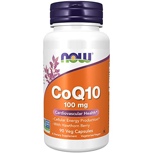 Now Foods CoQ10 100mg with Hawthorn Berry Standard - 90 Cápsulas