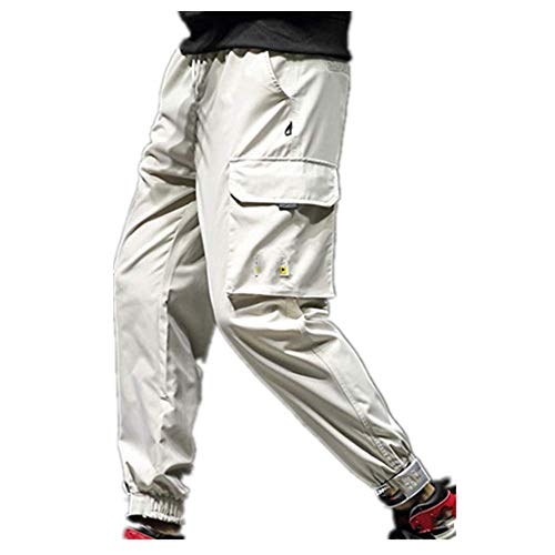 NP Pantalones de carga de los hombres pantalones de jogging hombres negro harem pantalones casual masculino pantalones múltiples bolsillos Hip Hop Streetwear pantalones