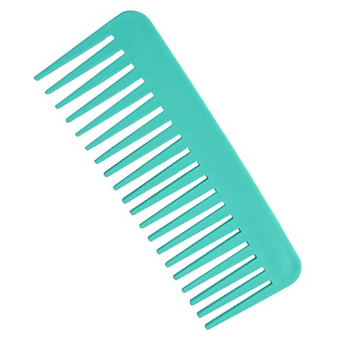 NuAngela Peine de Dientes Anchos,Peine de Carbono Antiestático Peine de Peluquero de Resistente al Calor Peine de Peluquería de Fibra de Carbono Wide Tooth Comb,Para cabello rizado mojado