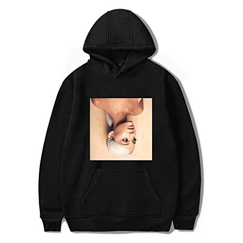 NUANNUAN Sudadera con Estampado 3D De Ariana Grande, Ropa Deportiva para Niñas, Sudadera con Capucha Dulce, Sudadera con Capucha, Cantante, Niñas, Largo, Informal, Suelto, XXS-4XL