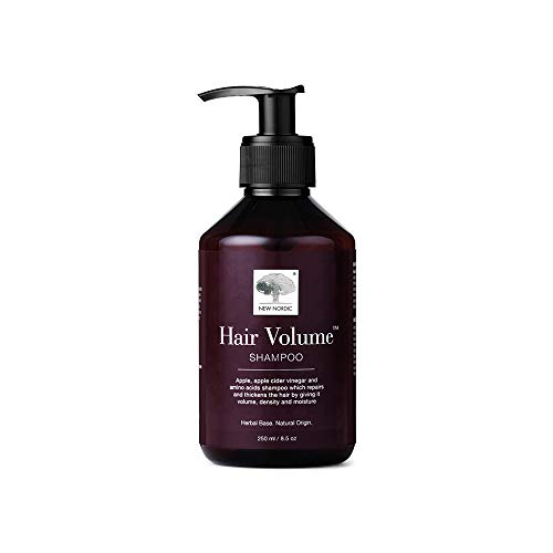 Nuevo champú Nordic Hair Volume – 250 ml – Reparación de cabello herbario – Grosor y volumen – Adecuado para hombres y mujeres
