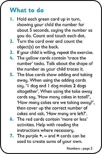 Numbers Flashcards: Ideal for home learning (Collins Easy Learning Preschool)