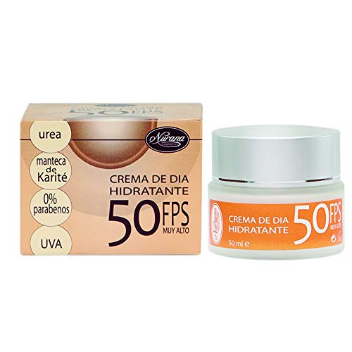 Nurana Cosmetics, Crema diurna facial con factor de protección 50- 50 ml.
