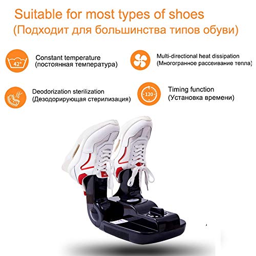 NXYJD Hornear Secador de Zapatos Antitranspirante eléctrico Bota Plegable Calentador de Guantes Desodorante de Zapatos Esterilización para Eliminar Las bacterias de la Humedad