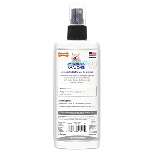 Nylabone Avanzado Cuidado Oral Dental Spray Aroma Respiración Fresca 4 Oz.