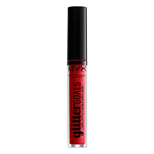 NYX Glitter Goals Liquid Lipstick Cherry Quartz 3 Ml