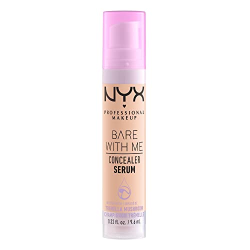 NYX Professional Makeup Bare With Me Serum Corrector, Natural, Cobertura Media, Vainilla, 9,6ml