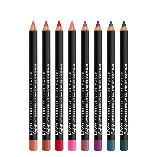 NYX Suede Matte Lip Liner Spicy 3,5 Gr, Multicolor