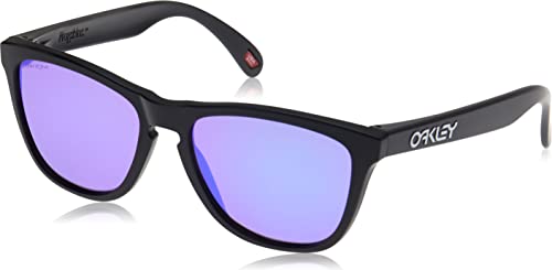 Oakley Frogskins Gafas, Negro, 55 Unisex Adulto