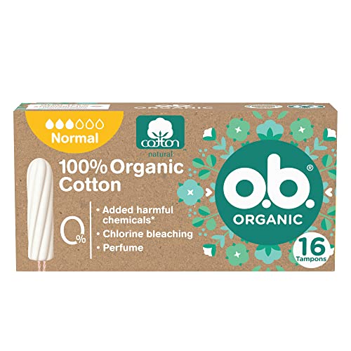 o.b. Organic Tampones, Normal, 16 Tampones 50 g