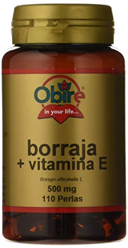 Obire - Borraja + vitamina E, 500 mg, 110 perlas