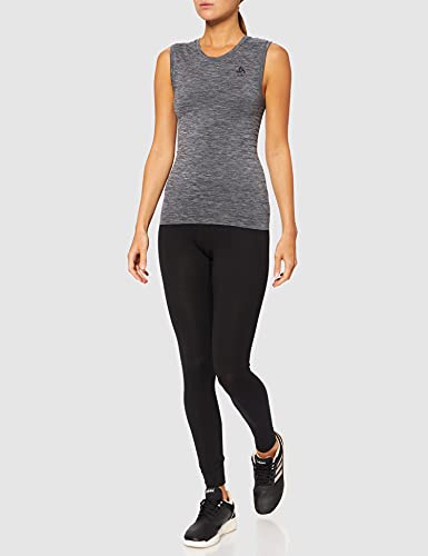 Odlo Women's Performance Light Base Layer Singlet, Grey Melange, XS