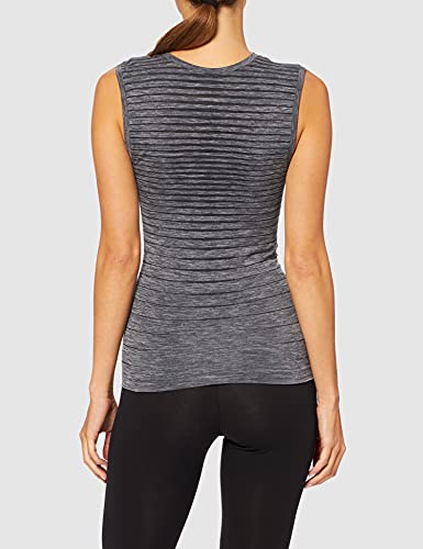 Odlo Women's Performance Light Base Layer Singlet, Grey Melange, XS