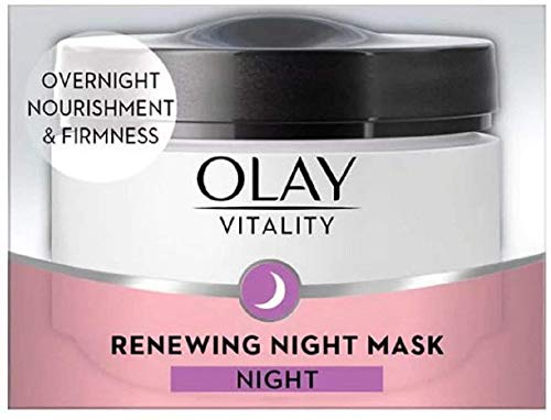 Olay Vitality - Máscara de noche renovadora (3 unidades, 50 ml)