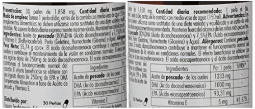 Oleomega 3 80 DHA 30 perlas