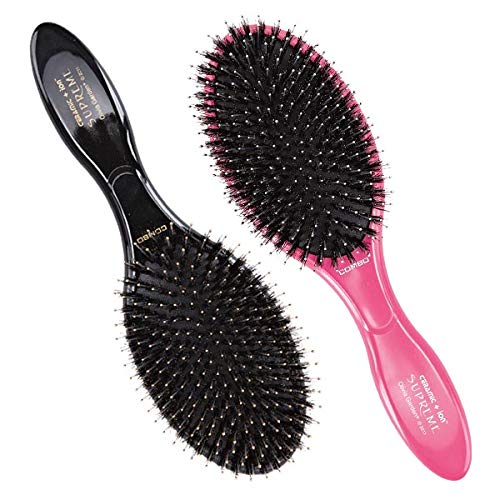 Olivia Garden Ceramic + Ion Supreme - Cepillo, Color negro