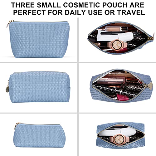Olycism Bolsas de Aseo Impermeable 4 Piezas Bolsa Portátil Maquillaje Neceser de Aseo Impermeables Neceser Bolsa Cosmético Grande Organizador de Viaje Cremallera para Mujeres y Niñas Neceser Viaje