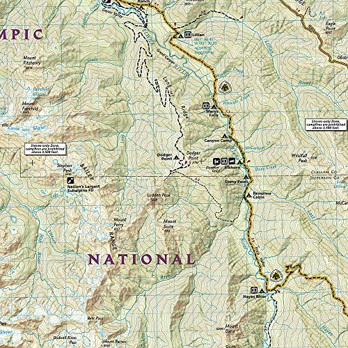 Olympic National Park: Trails Illustrated National Parks (Trails Illustrated Maps) [Idioma Inglés]: 216 (National Geographic Trails Illustrated Map)