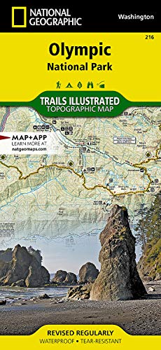 Olympic National Park: Trails Illustrated National Parks (Trails Illustrated Maps) [Idioma Inglés]: 216 (National Geographic Trails Illustrated Map)