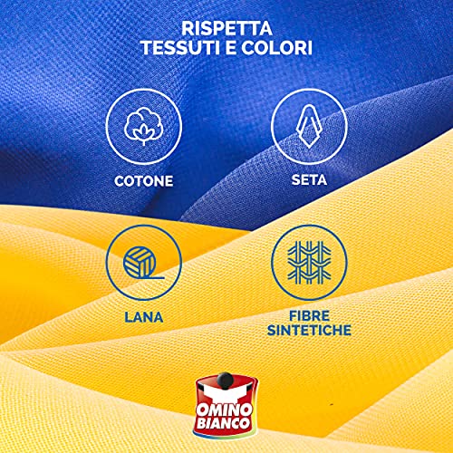 Omino Bianco Detergente líquido para lavadora, aroma fresco con esencia de almizcle blanco, 156 lavados, 2600 ml x 3 paquetes