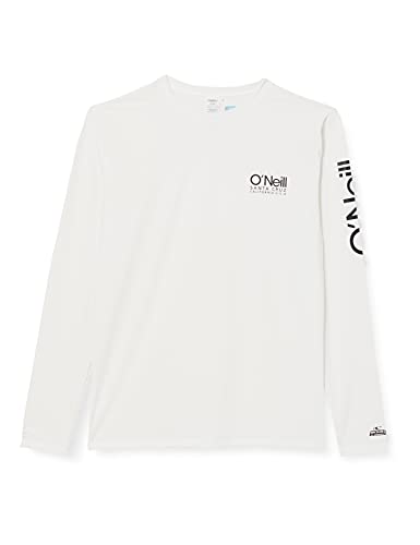 O'Neill Pm Cali L/Slv Skins, Camiseta para Hombre, Blanco (1030 Powder White), L