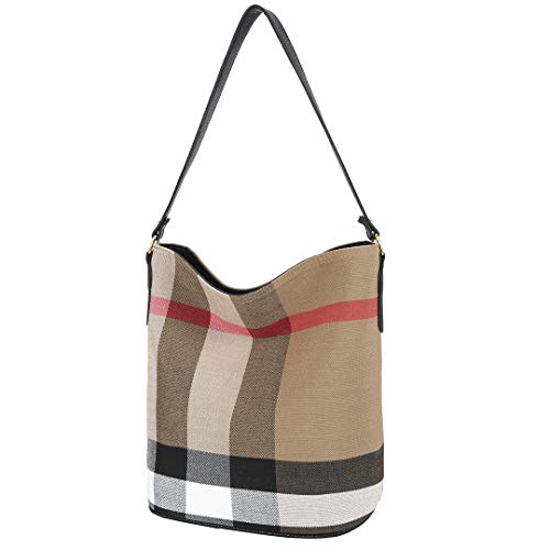 ONEYES Bolso tote para mujer Bolso bandolera de cuero Bolsos bandolera de lona Bolsos para niñas adolescentes Bolsos de compras de moda Bolsos de trabajo para maestros (negro)