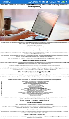 Online Marketing Freelancer Guide