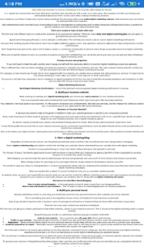 Online Marketing Freelancer Guide