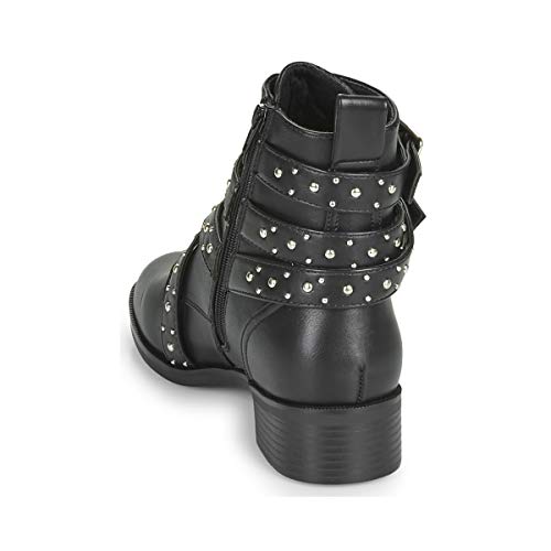 Only Bright 14 PU Stud Boot Botines/Low Boots Mujeres Negro - 39 - Botas De Caña Baja Shoes