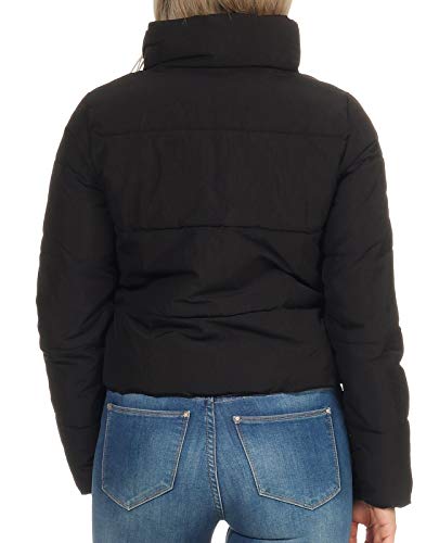 Only Onldolly Otw Noos-Chaqueta Corta Acolchada, Negro, L para Mujer