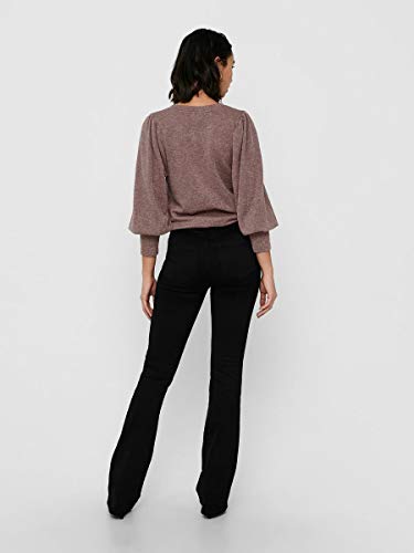 Only Onlroyal High Sweet Flared 600 Noos Vaqueros evasé, Negro (Black Black), 36 /L30 (Talla del Fabricante: Small) para Mujer