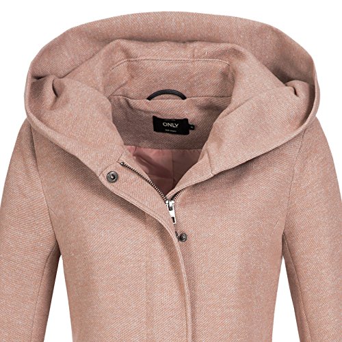 Only Onlsedona Light Coat Otw Noos Chaqueta, Mocha Mousse Detail : Melange, L para Mujer