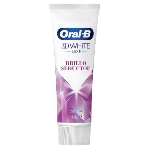 Oral-B 3D White Luxe Brillo Glamuroso Blanqueamiento Suave Pasta Dentífrica, 75 ml