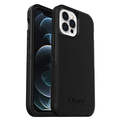 OtterBox Defender XT, protección resistente con MagSafe para iPhone 12 Pro Max, Negro