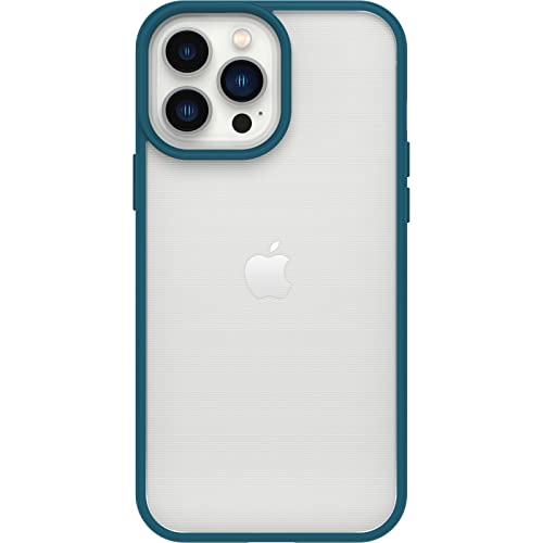 OtterBox para Apple iPhone 13 Pro Max / iPhone 12 Pro Max, Funda Fina Anticaídas, Sleek Case, Transparente/Azul - Sin Caja Retail