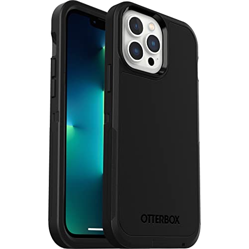 OtterBox para Apple iPhone 13 Pro Max / iPhone 12 Pro Max, Funda Protectora Rugerizada Superior con MagSafe, Defender XT Series, Negro
