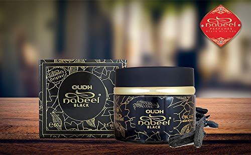 Oudh Black (60g) Agarwood Bakhoor Incense by Nabeel by Nabeel