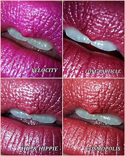 Oulac Metálico Brillar Pintalabios, Brillo 3D Mate de Larga Duración, Alto Pigmentado y de Alto Impacto, Impermeable y Resistente al Sudor Color de Maquillaje Lápiz Labial, 4.3 gr, Velocidad (15)