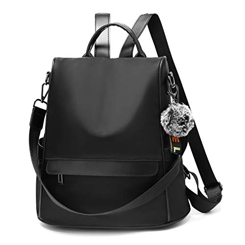 OUSIMEN Mochila Mujer Antirrobo Nylon Casual Bolsa Impermeable Bolso de Viaje Messenger Bag Backpack