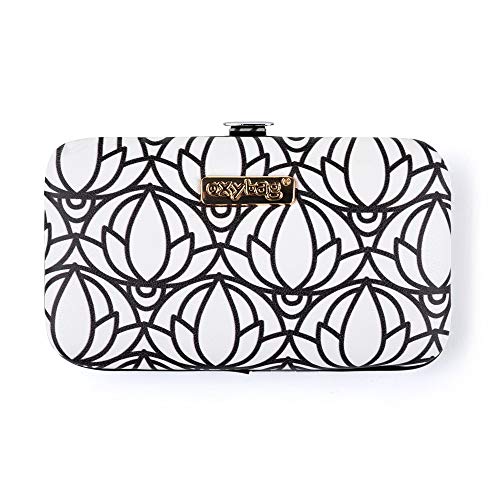 OXY Lady Mini Set - Juego de 4 fundas para gafas de sol (estuche para manicura, espejo de bolsillo y funda para gafas de vista)
