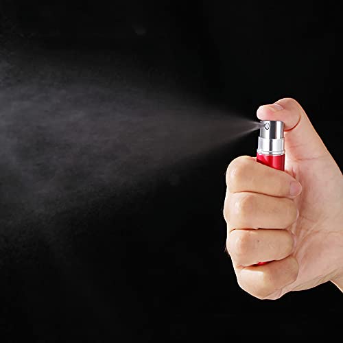 OZNTPCN 7 Pcs Atomizador Perfume, 10ML Recargable Perfume Spray Frasco, Mini Spray de Perfume Portátil, Botella Vacío Pulverizador Viaje