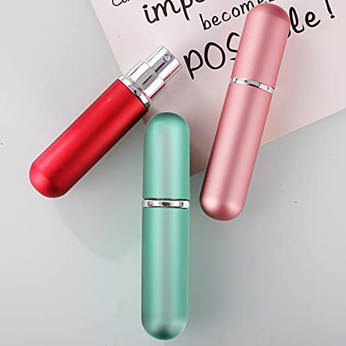 OZNTPCN 7 Pcs Atomizador Perfume, 10ML Recargable Perfume Spray Frasco, Mini Spray de Perfume Portátil, Botella Vacío Pulverizador Viaje