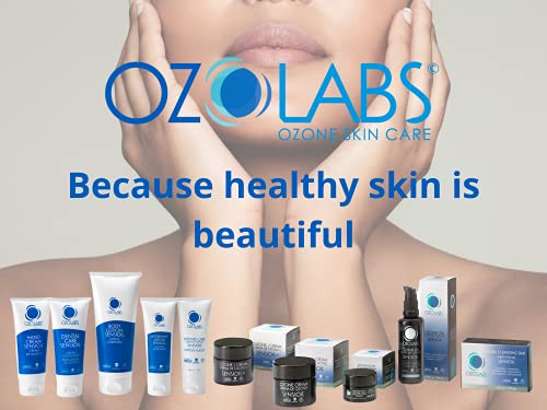 OZOLABS® | Crema Corporal con los beneficios de los aceites orgánicos ozonizados | Activa la producción de elastina y colágeno | Sello EcoPlus | ISO 9001 | 200 ml