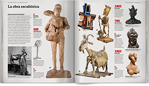 Pablo Picasso, las obras de su vida | Producto Licenciado | Libro Picasso Tapa Blanda | Edición 2019 | ISBN 978-84-9103-107-9
