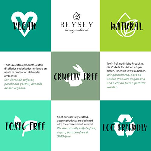 Pack de 3 x 200 ml Crema Corporal/Gel de Aloe Vera con Aceite de Rosa de Mosqueta - Hidratante/Aftersun/Post Depilación - COOL&CALM de Beysey 600ml