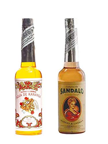 PACK DE DOS BOTELLAS DE AGUA DE SÁNDALO 221ml Y OTRA DE KANANGA 221ml
