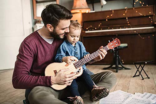 Paisen Tenor Ukulele pequeña de 26 pulgadas Hawaii Spruce Ukuleles con afinador Cuerdas Aquila Bolsa acolchada Capo Juegos completos de accesorios