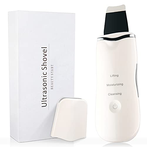 Pala Ultrasónica, Limpiador Ultrasónico de la Piel Facial, Limpiador de Poros, Limpiador Ultrasónico de Iones para Limpieza de Puntos Negros, Horniny, 3 Modos, Carga USB