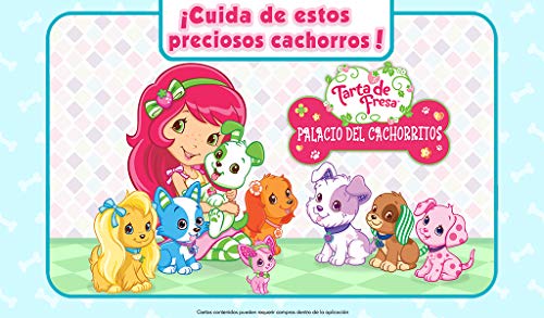 Palacio de Cachorritos de Tarta de Fresa – Juego de salón de belleza para mascotas y vestir para niños